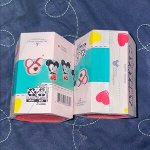 2 Disney Mickey Mouse valentines mystery ornaments